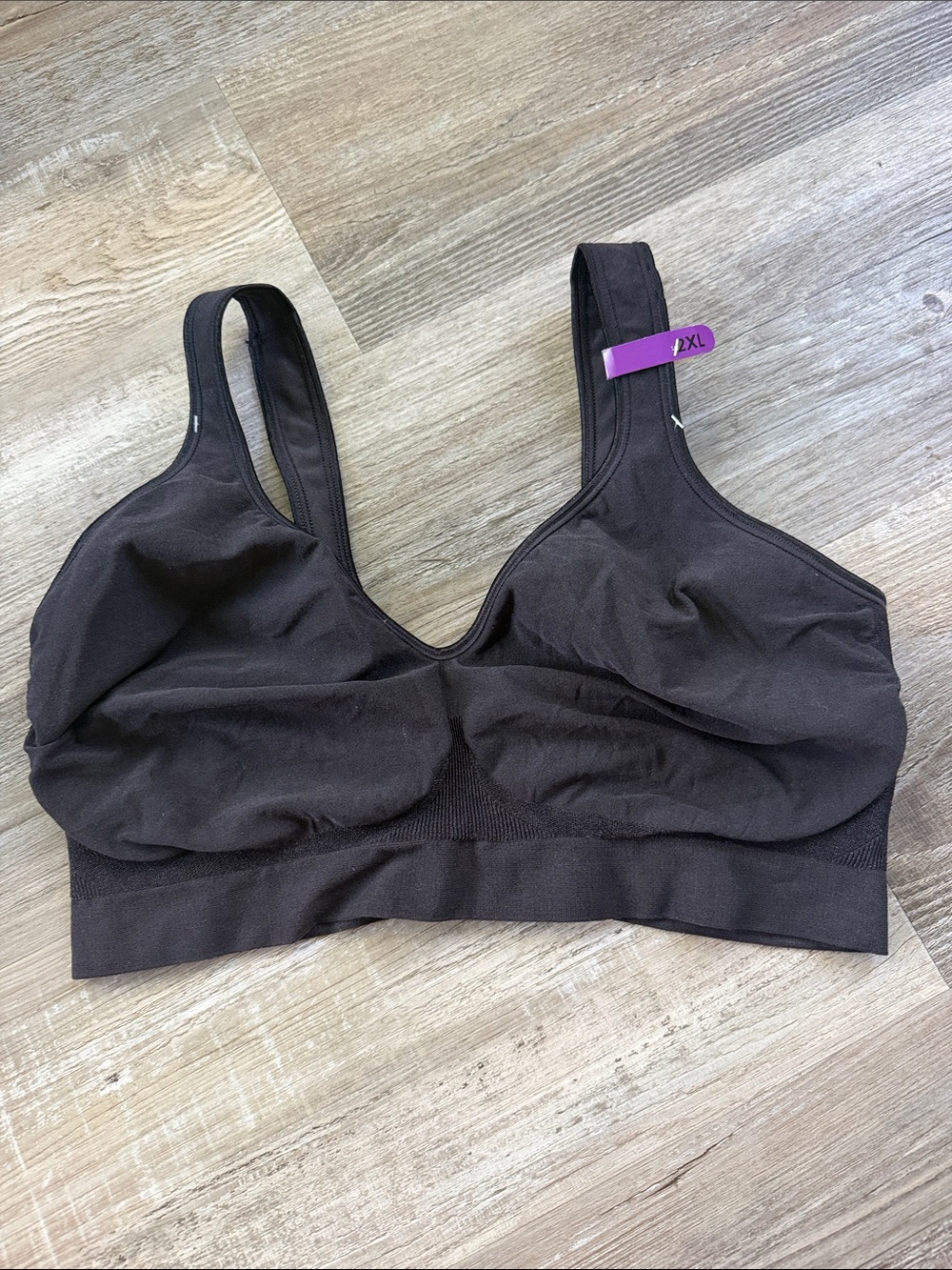 Seamless Wireless Comfort Bra - Black